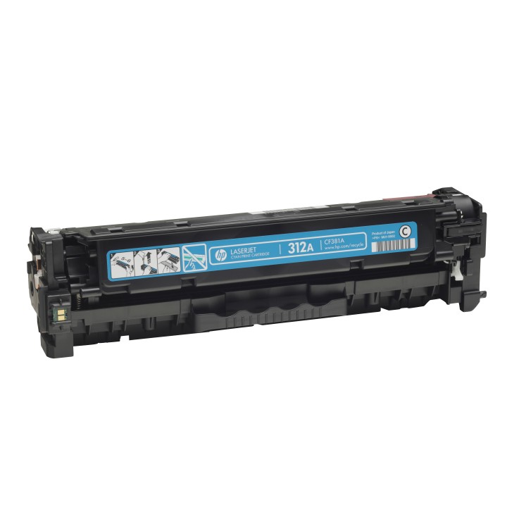 Toner HP LaserJet Pro 312A Cian 2700 páginas (CF381A)