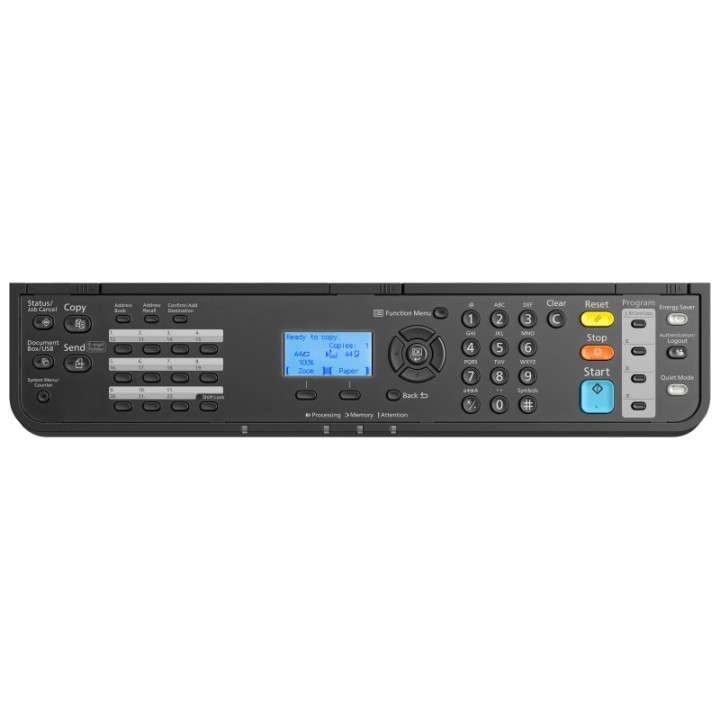 Impresora Láser Ethernet Kyocera multifunción mono con dúplex, ADF y escáner color