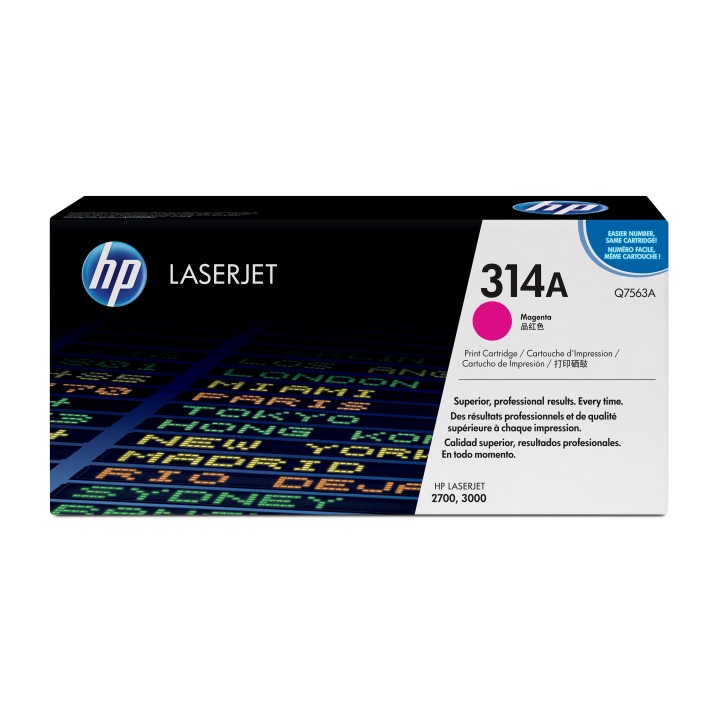 Toner HP LaserJet 314A Magenta 3500 páginas (Q7563A)