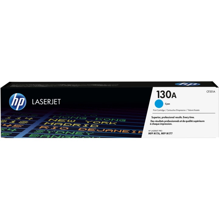 Toner HP LaserJet Pro 130A Cian 1000 páginas (CF351A)