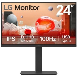Monitor LG 24BA650 24" IPS FullHD 1080p 100Hz KVM Altavoces Ergonomía VESA USB-C HDMI DP