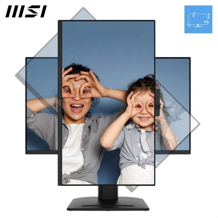Monitor MSI Pro MP275QPDG 27" QHD 100Hz IPS Cámara Altura Ajustable Adaptive Sync Altavoces USB-C