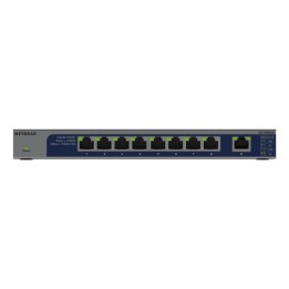 Switch Netgear GS108MX-100EUS 8 Puertos RJ-45 Gigabit/10G Montaje Rack/Pared Sin Ventilador