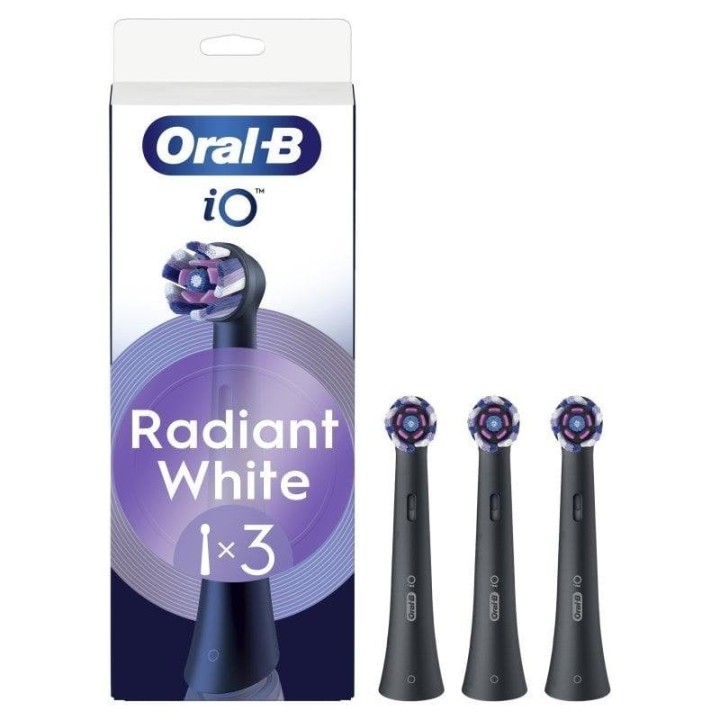 Cabezal Oral-B x3 Negro Compatible, Fabricación Alemana, Envase para Colgar