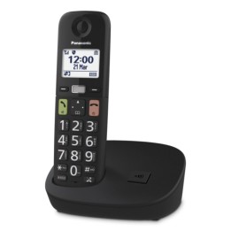 Teléfono Panasonic KX-TGU110EXB DECT Inalámbrico 100 Entradas Pantalla 1.8″ Negro
