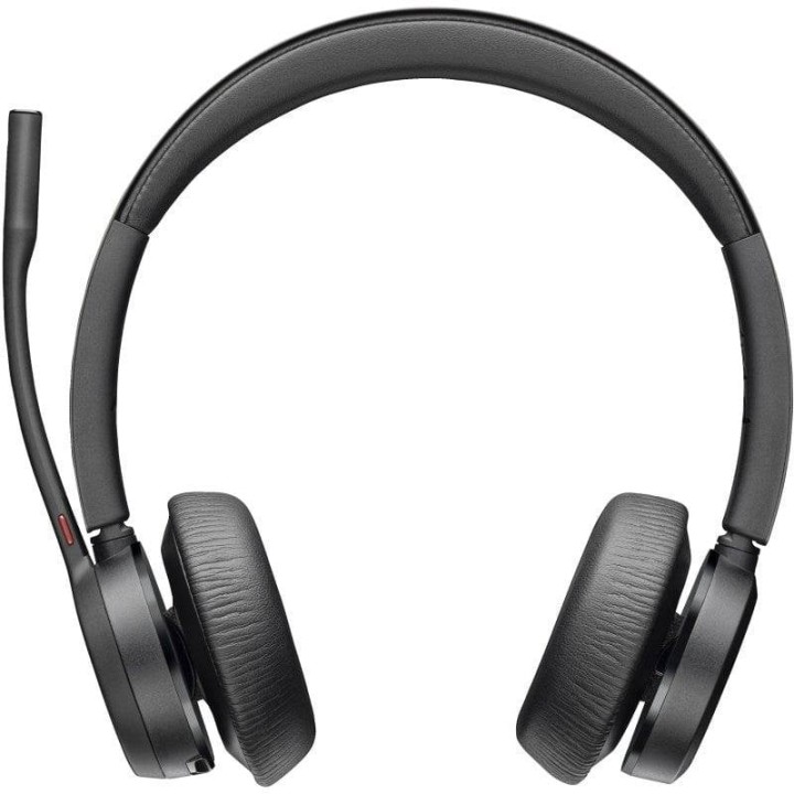 Auriculares Poly inalámbricos Bluetooth 5.1 con micrófono Boom y base de carga