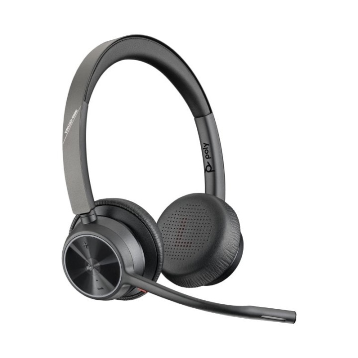Auriculares Poly inalámbricos Bluetooth DECT circumaurales con micrófono Boom