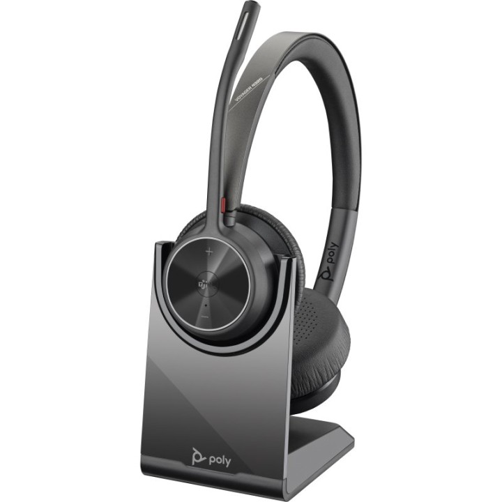 Auriculares Poly inalámbricos Bluetooth DECT circumaurales con micrófono Boom