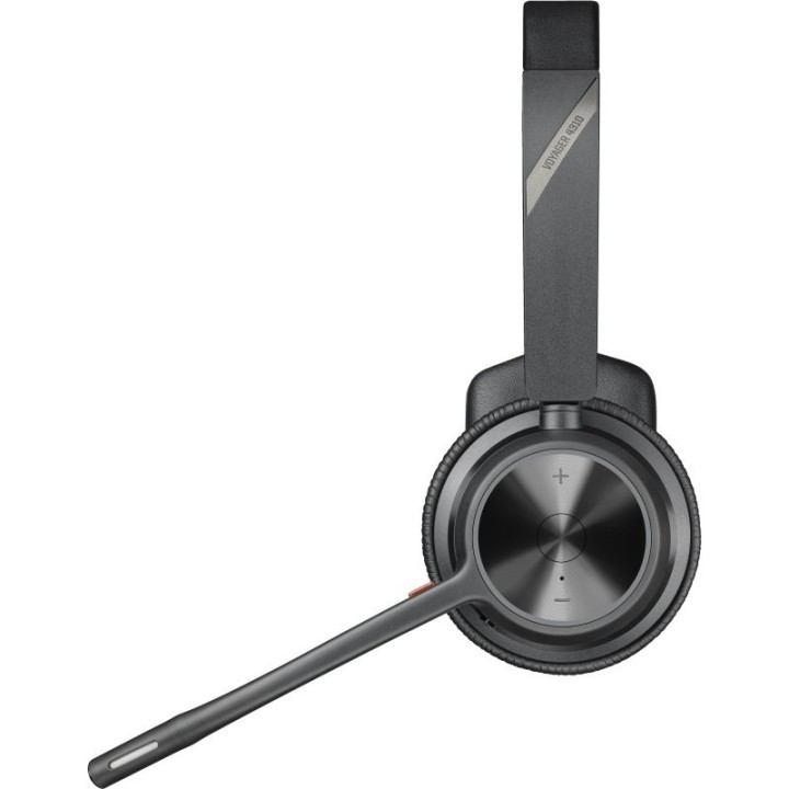 Auriculares Poly inalámbricos Bluetooth monaural con micrófono Boom y base de carga