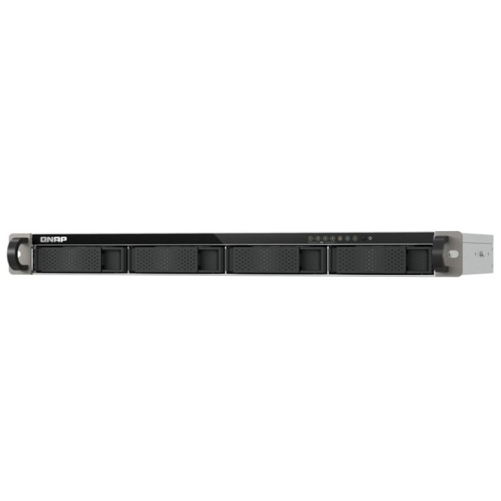 NAS rack 1U QNAP 4 bahías 4GB RAM ARM Cortex-A55 2.5GbE Turbo System TS-433eU