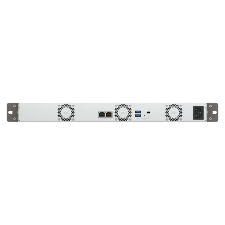 NAS rack 1U QNAP 4 bahías 4GB RAM ARM Cortex-A55 2.5GbE Turbo System TS-433eU