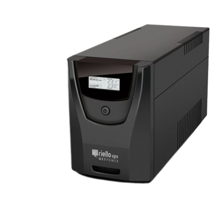 Sai Riello 1kVA 600W Batería de Plomo Compacto AVR USB LCD Protección Sobretensión