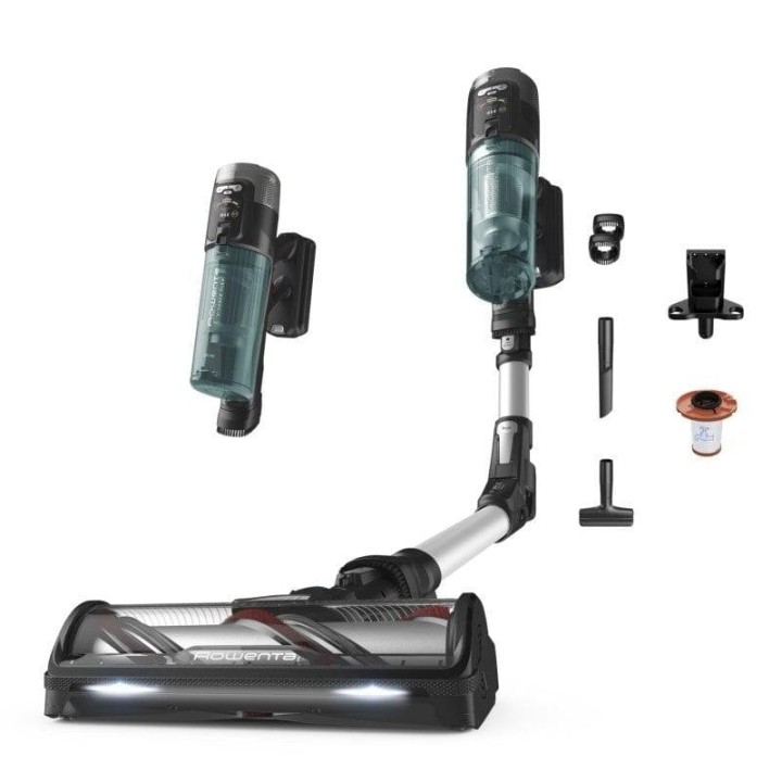 Aspiradora escoba sin cable Rowenta RH9A32 150AW Autonomía 60min Kit accesorios LED