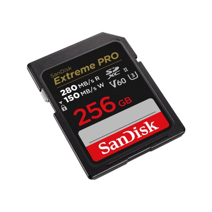 Tarjeta de memoria SanDisk Extreme PRO SDSDXEP-256G-GN4IN 256GB SDXC UHS-II V60 280MB/s