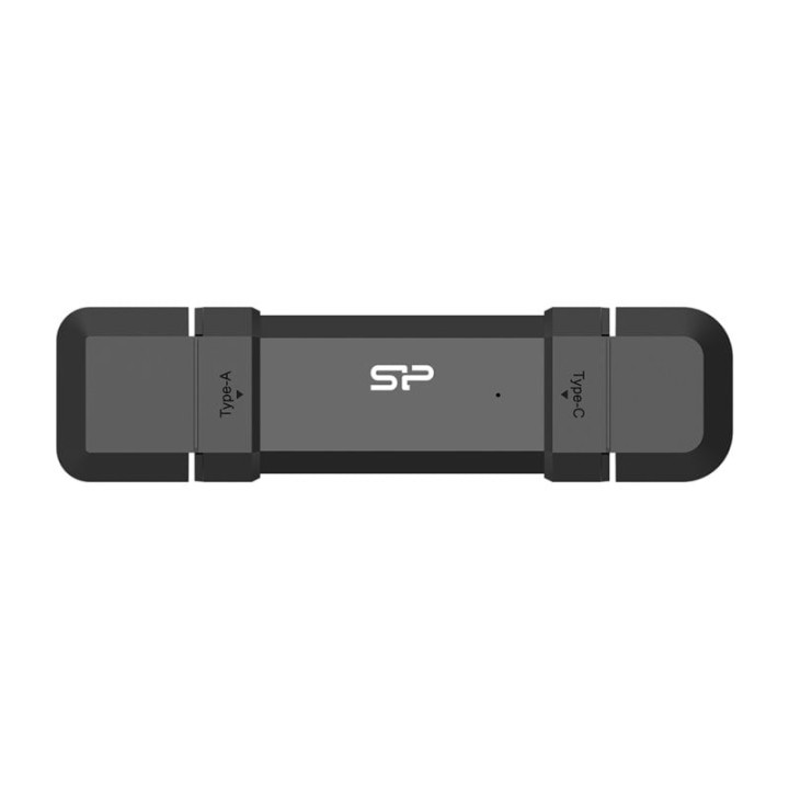 SSD Externo Silicon Power DS72 250GB USB 3.2 Gen2 1050MB/s Aluminio Negro