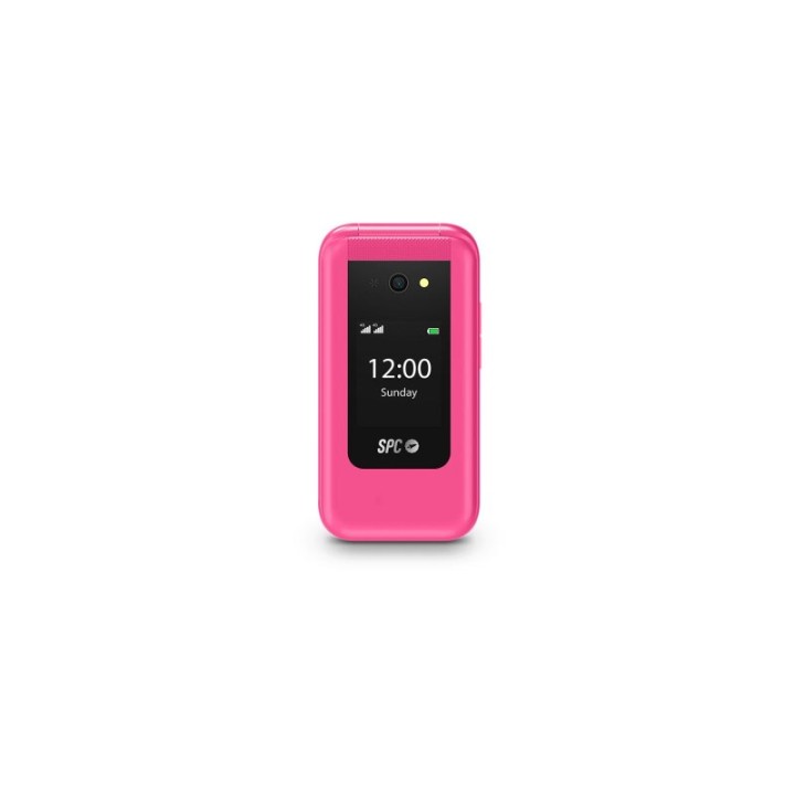 Teléfono móvil SPC tapa 4G Dual SIM pantalla 2.8″ Rosa batería larga duración