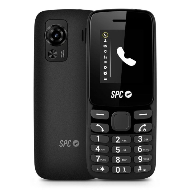 Teléfono móvil SPC TALK 2 GO Negro, Dual SIM, USB-C, 1000mAh, Bluetooth, FM