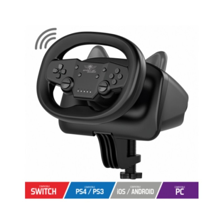 Volante Spirit of Gamer Race Wheel Pro Air Bluetooth/USB 270° Multiplataforma