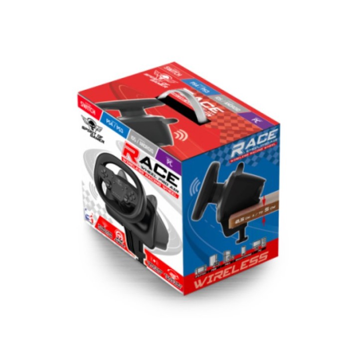 Volante Spirit of Gamer Race Wheel Pro Air Bluetooth/USB 270° Multiplataforma