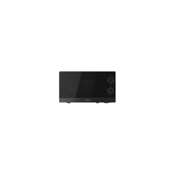 Microondas Teka MW FS20 G BK 20L 700W con Grill 1000W 5 Niveles Botones Negro
