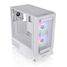 Caja Thermaltake Midi Tower Blanca SPCC RGB Vidrio Templado ATX/EATX USB-C