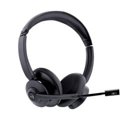 Auriculares TnB inalámbricos Bluetooth 2.4 GHz con base de carga y micrófono boom