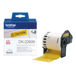 Cinta de Película Plástica BROTHER Amarilla (DK22606)