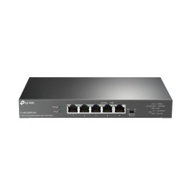 Switch TP-Link 5 Puertos 2.5G PoE++ 123W Sin Ventilador Carcasa Acero Negro