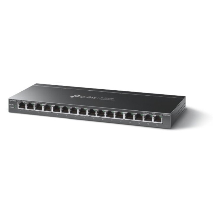 Switch TP-Link TL-SG116P 16 Puertos Gigabit PoE Apilable Montaje en Pared Metal