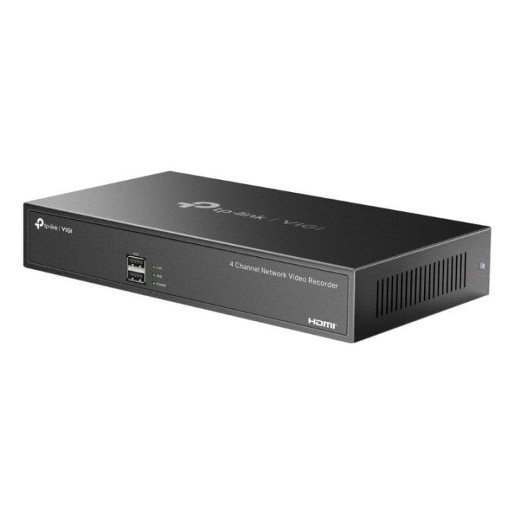 Grabador NVR TP-Link VIGI NVR1004H 4 canales 4K HDMI SATA hasta 10TB detección movimiento