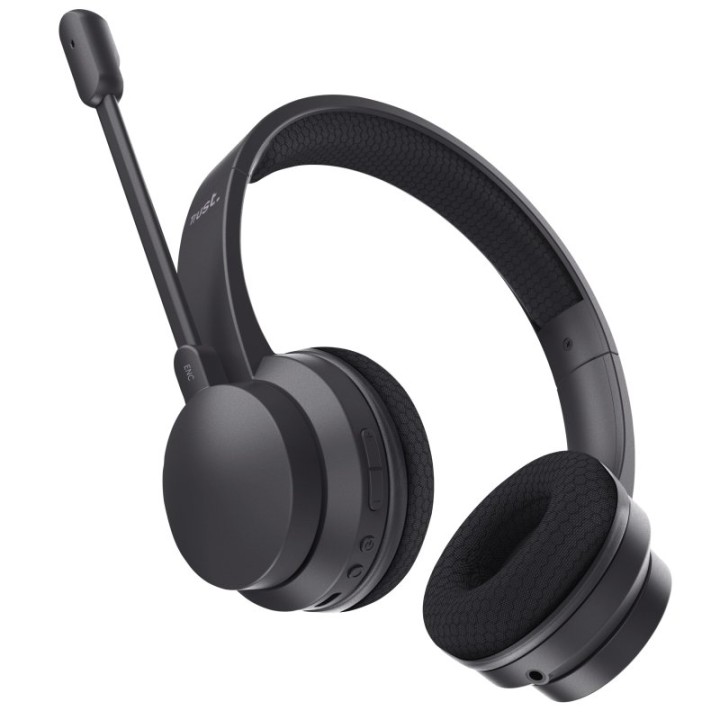 Auriculares Trust Ayda inalámbricos Bluetooth y cableados con cancelación de ruido y micrófono