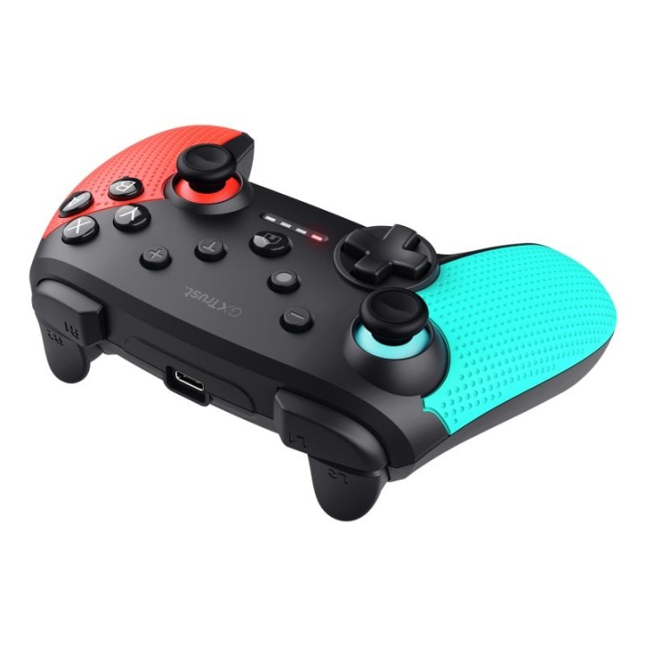 Mando Trust Bluetooth para Nintendo Switch vibración controles movimiento 15 botones 15h autonomía