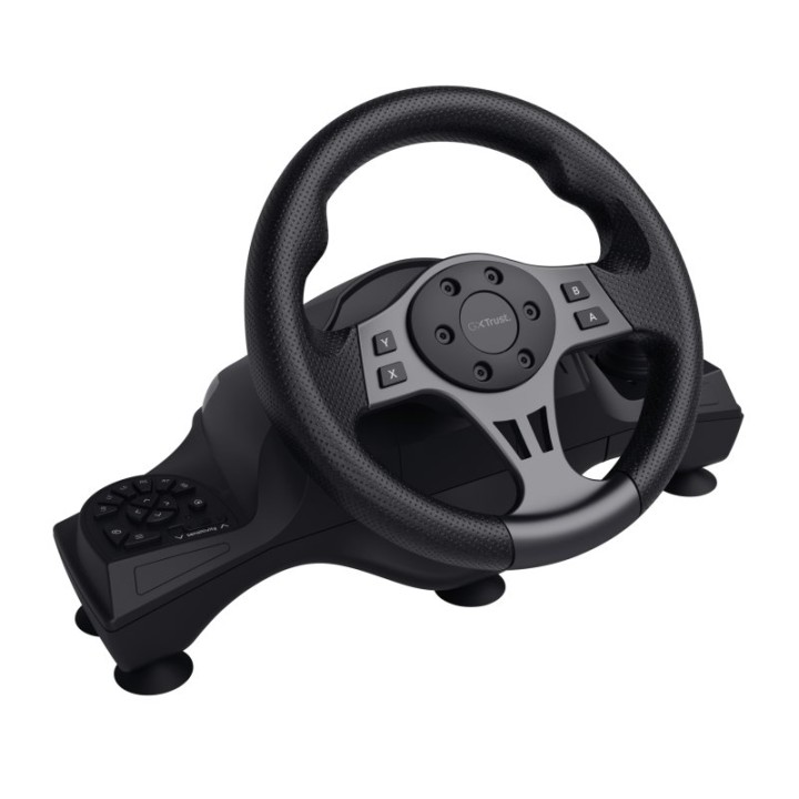Volante Trust GXT 289 MOVI 270° Vibración Pedales Gaming Multi-Plataforma Negro