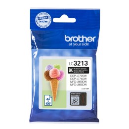 Tinta BROTHER Negro 400 páginas (LC3213BK)