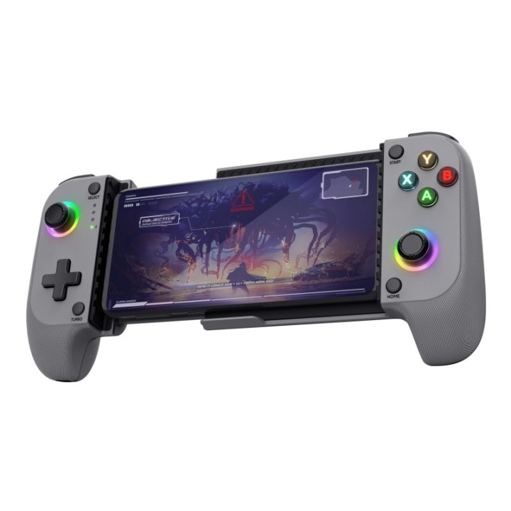 Gamepad Trust Bluetooth Gris 18 Botones 600mAh Compatibilidad Android iOS