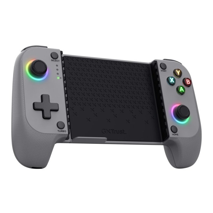 Gamepad Trust Bluetooth Gris 18 Botones 600mAh Compatibilidad Android iOS