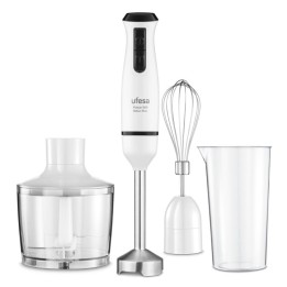 Batidora de inmersión Ufesa Pulsar Delux Max 600W Turbo 2 cuchillas vaso medidor 0,6L