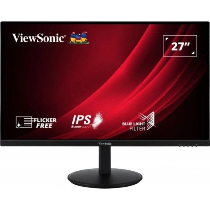 Monitor Viewsonic 27″ 2560x1440 75Hz IPS Altura Ajustable Altavoces VESA