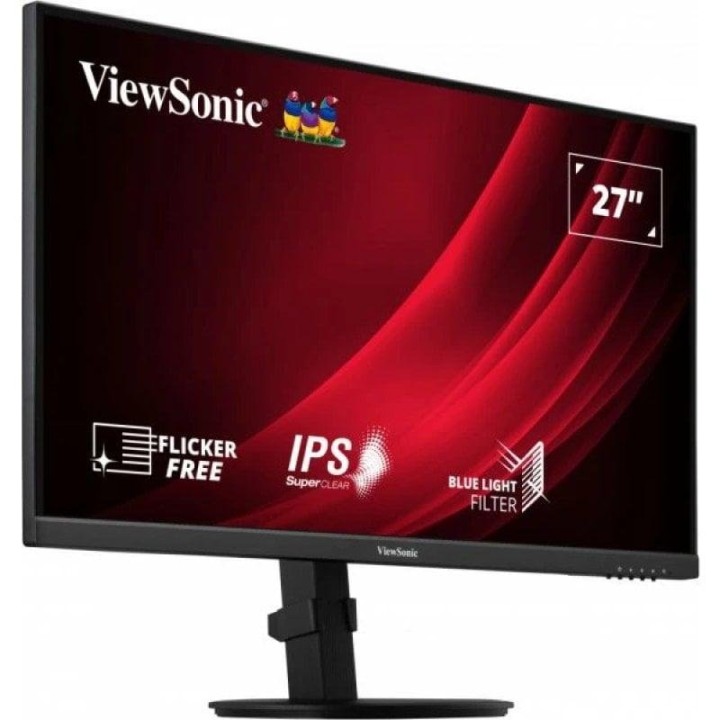 Monitor Viewsonic 27″ 2560x1440 75Hz IPS Altura Ajustable Altavoces VESA