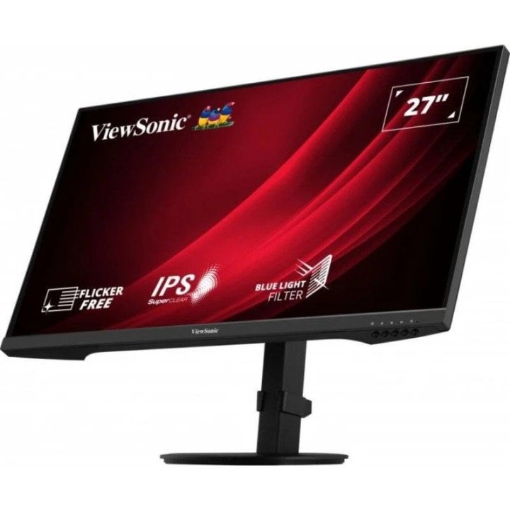Monitor Viewsonic 27″ 2560x1440 75Hz IPS Altura Ajustable Altavoces VESA