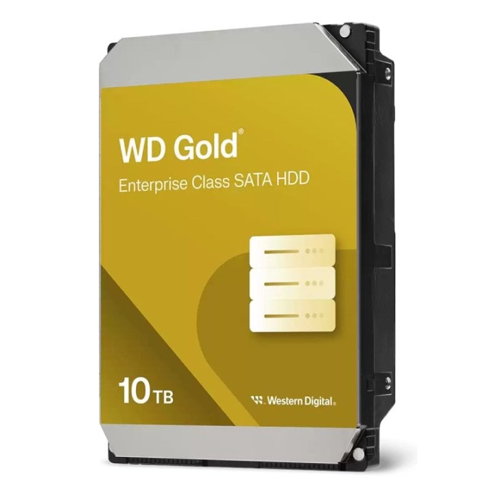 Western Digital Gold 10TB HDD 7200rpm 267MB/s NAS 3.5″ 512MB SATA III + Fiabilidad Avanzada