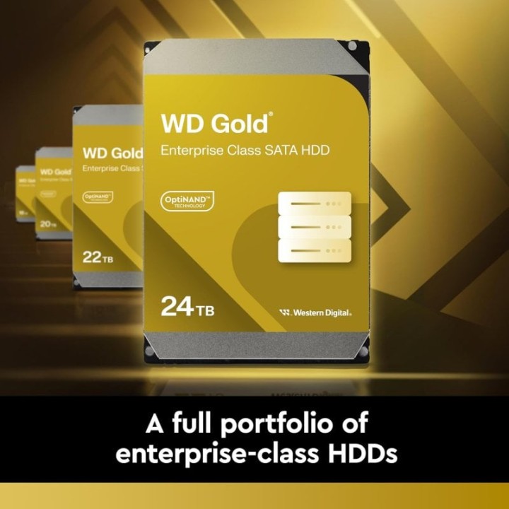 Western Digital Gold 10TB HDD 7200rpm 267MB/s NAS 3.5″ 512MB SATA III + Fiabilidad Avanzada