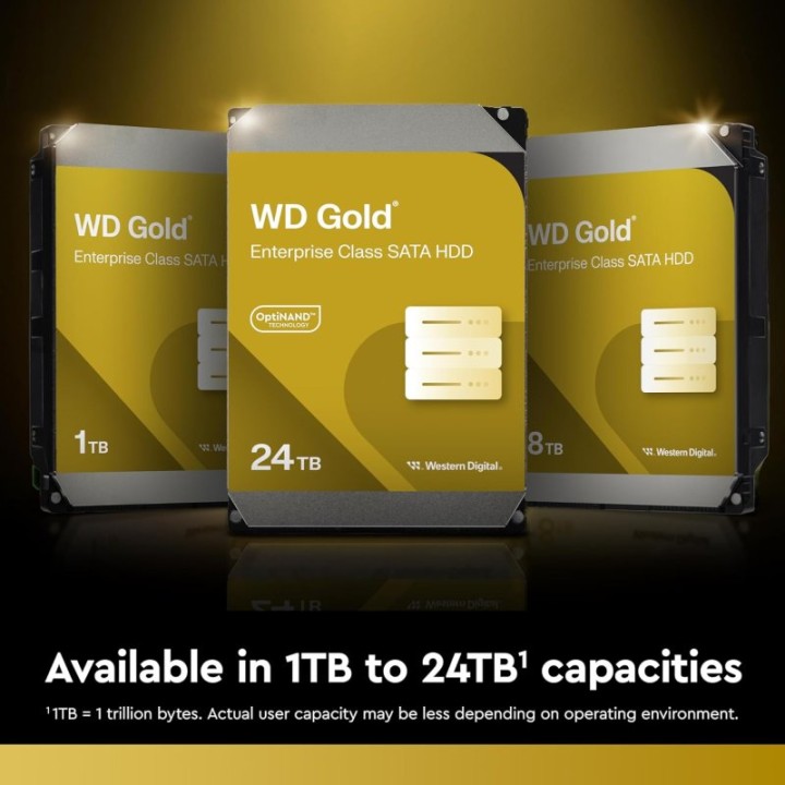 Western Digital Gold 10TB HDD 7200rpm 267MB/s NAS 3.5″ 512MB SATA III + Fiabilidad Avanzada