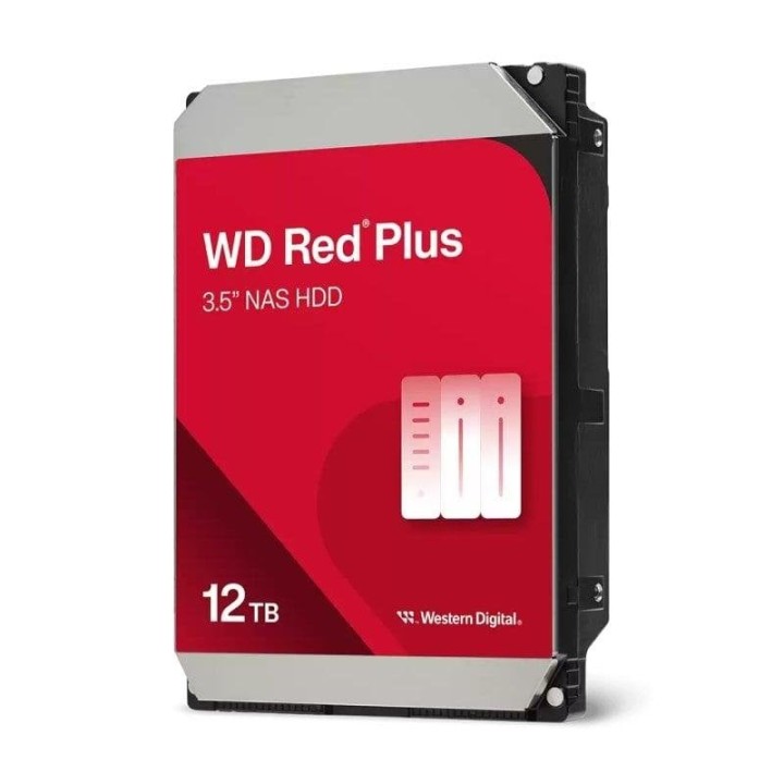 Western Digital Red Plus WD120EFGX 12TB NAS 7200rpm 260MB/s Fiabilidad 24/7