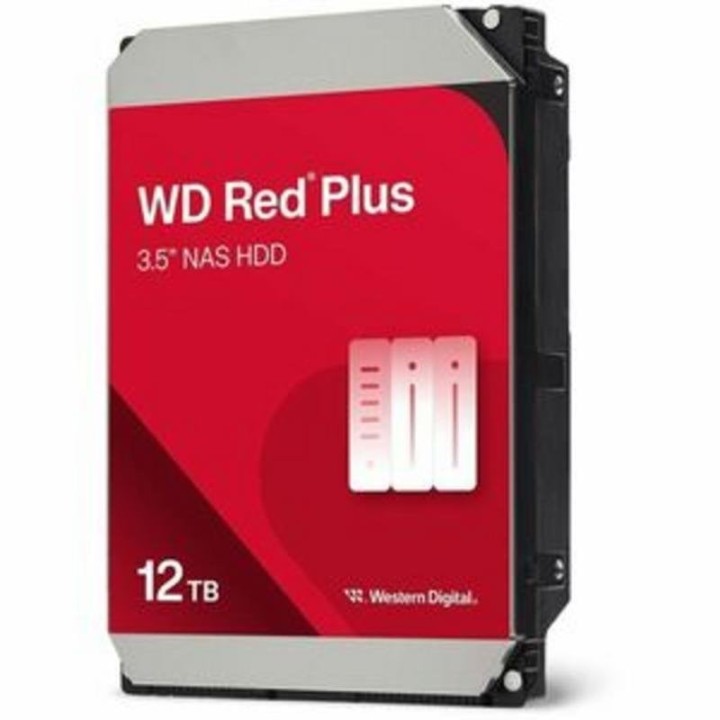 Western Digital Red Plus WD120EFGX 12TB NAS 7200rpm 260MB/s Fiabilidad 24/7