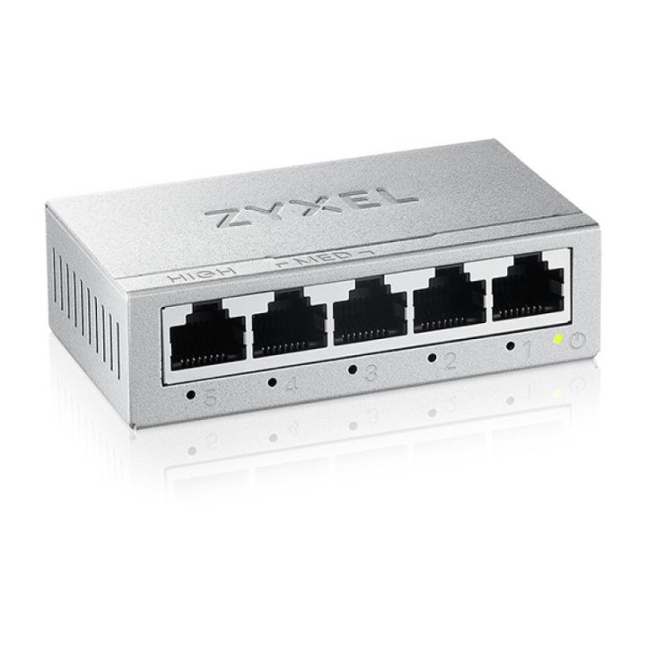 Switch Zyxel 5 Puertos Gigabit Ethernet L2 No Administrado 10Gbps QoS