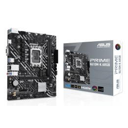 ASUS PRIME H610M-K ARGB: (1700) 2xDDR5 VGA HDMI mATX