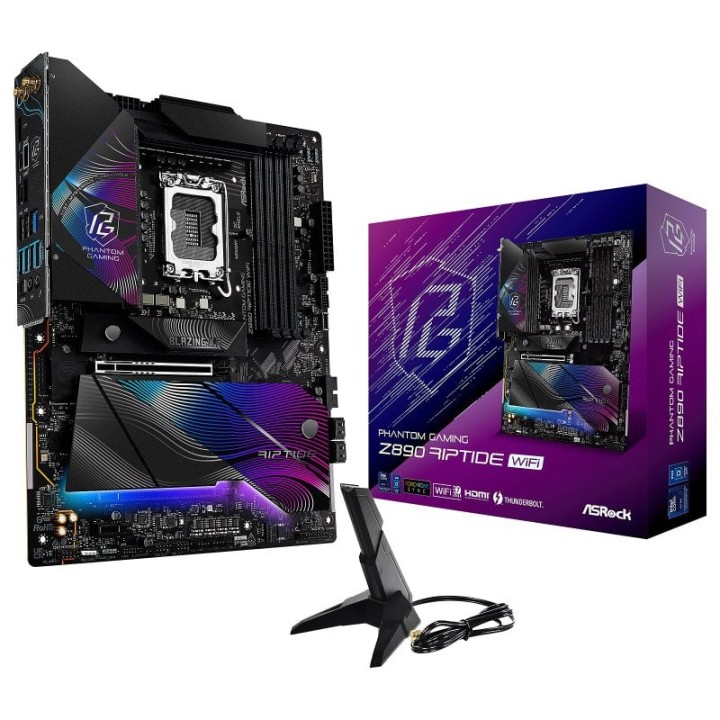 Placa Base ASROCK Z890 ATX LGA1851 RIPTIDE WIFI DDR5 PCIe 5.0 USB 4.0