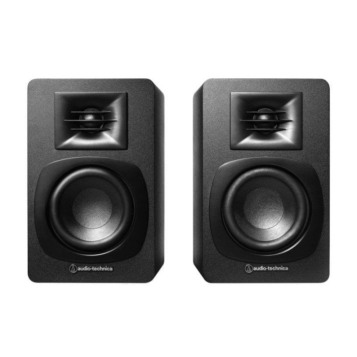 Altavoces Audio-Technica 2 vías bluetooth/USB/RCA 30W negros