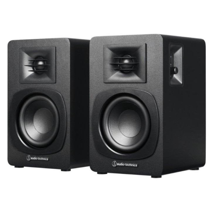 Altavoces Audio-Technica 2 vías bluetooth/USB/RCA 30W negros